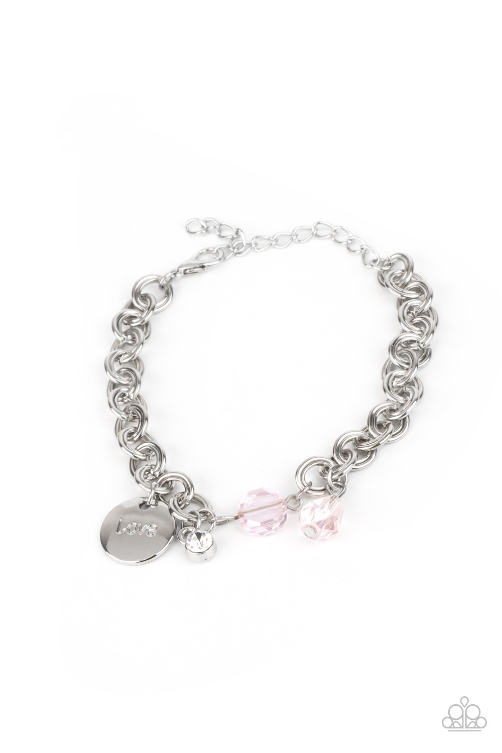 Paparazzi Accessories Lovable Luster - Pink Bracelets - Lady T Accessories