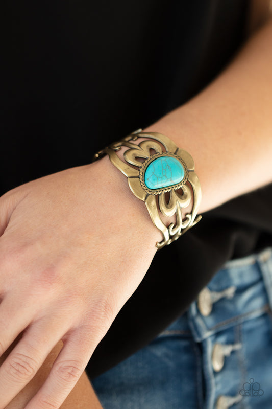 Paparazzi Accessories The MESAS are Calling - Brass Cuff Bracelets - Lady T Accessories