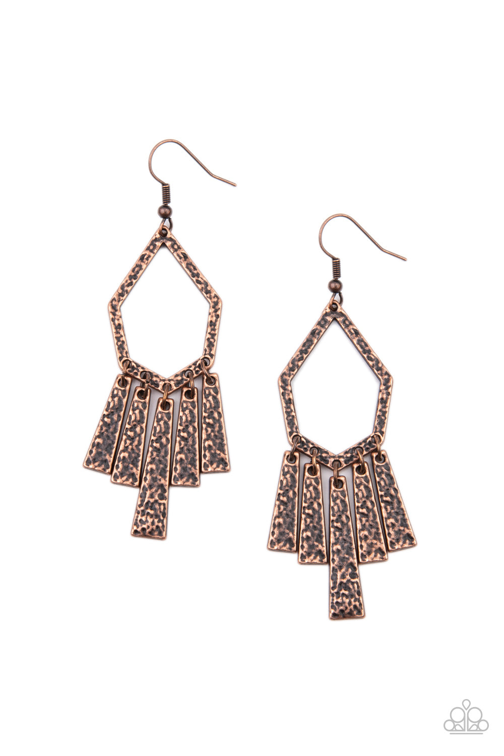 Paparazzi Accessories Museum Find - Copper Earrings - Lady T Accessories