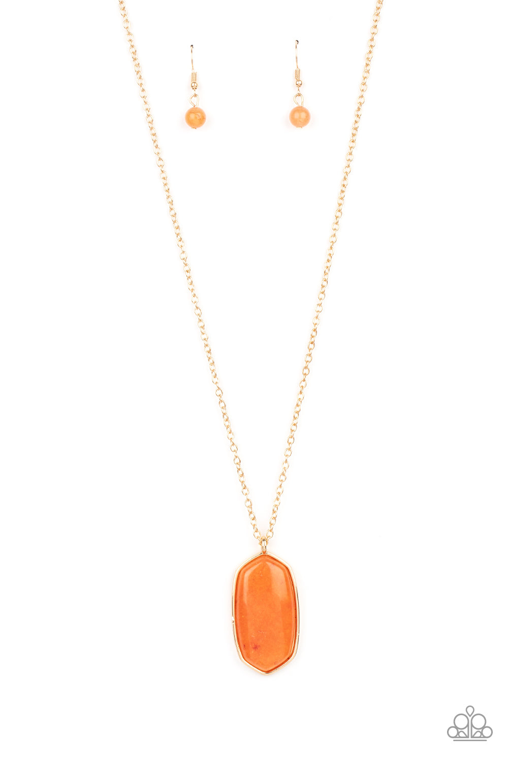 Paparazzi Accessories Elemental Elegance - Orange Necklaces - Lady T Accessories