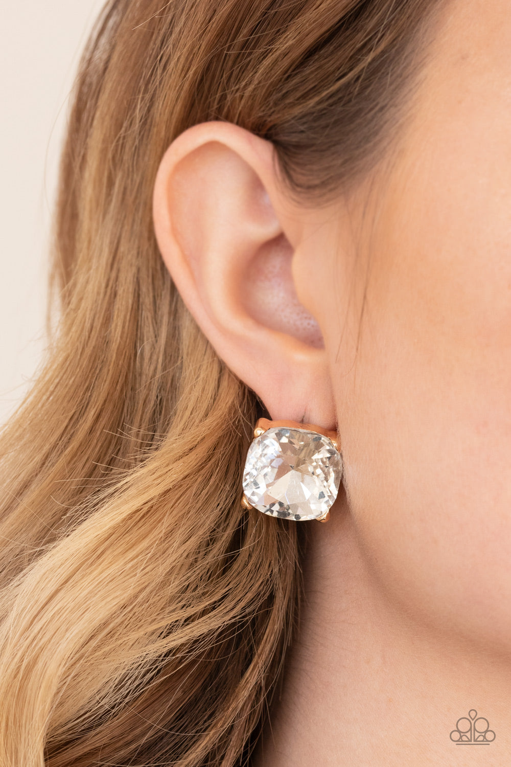 Paparazzi Accessories Royalty High - Gold Post Earrings - Lady T Accessories