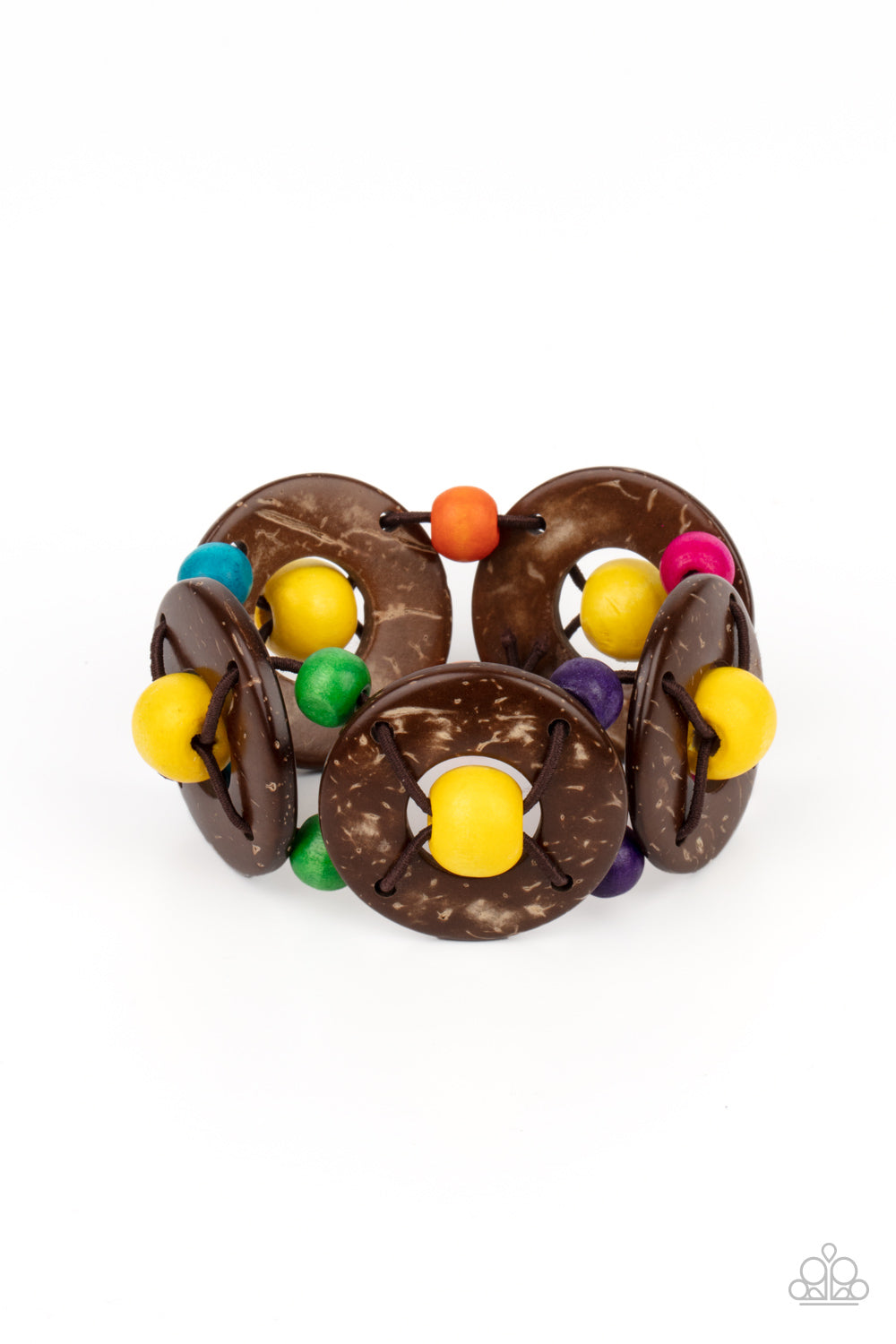 Paparazzi Accessories Island Adventure - Multi Wood Bracelets - Lady T Accessories