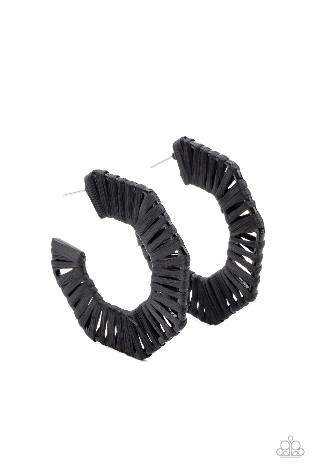 Paparazzi Accessories Fabulously Fiesta - Black Earrings - Lady T Accessories