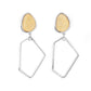 Paparazzi Accessories Retro Reverie - Yellow Clip-On Earrings - Lady T Accessories