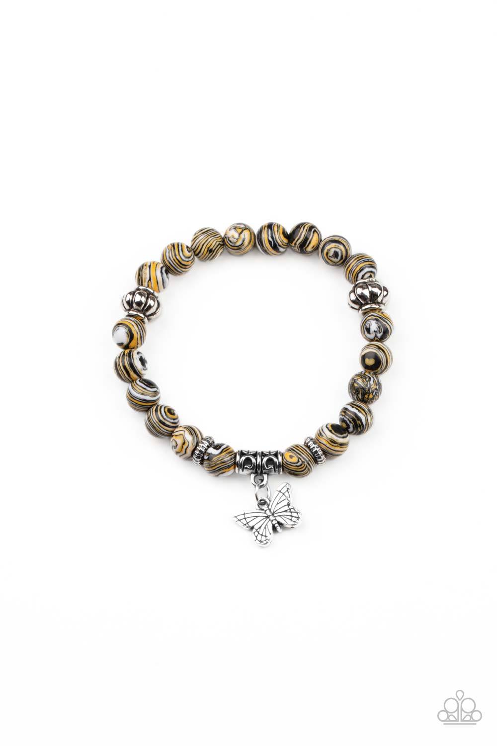 Paparazzi Accessories Butterfly Wishes - Yellow Bracelets - Lady T Accessories