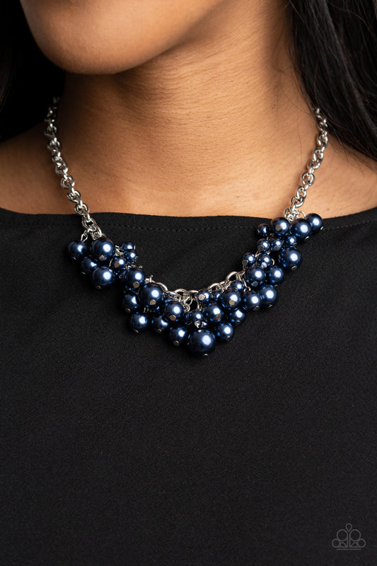 Paparazzi Accessories Down for the COUNTESS - Blue Necklaces - Lady T Accessories