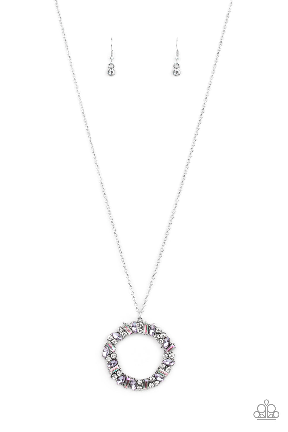 Paparazzi Accessories Wreathed in Wealth - Purple Iridescent Necklaces - Lady T Accessories