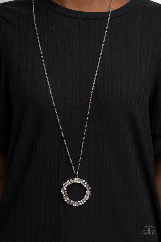 Paparazzi Accessories Wreathed in Wealth - Purple Iridescent Necklaces - Lady T Accessories