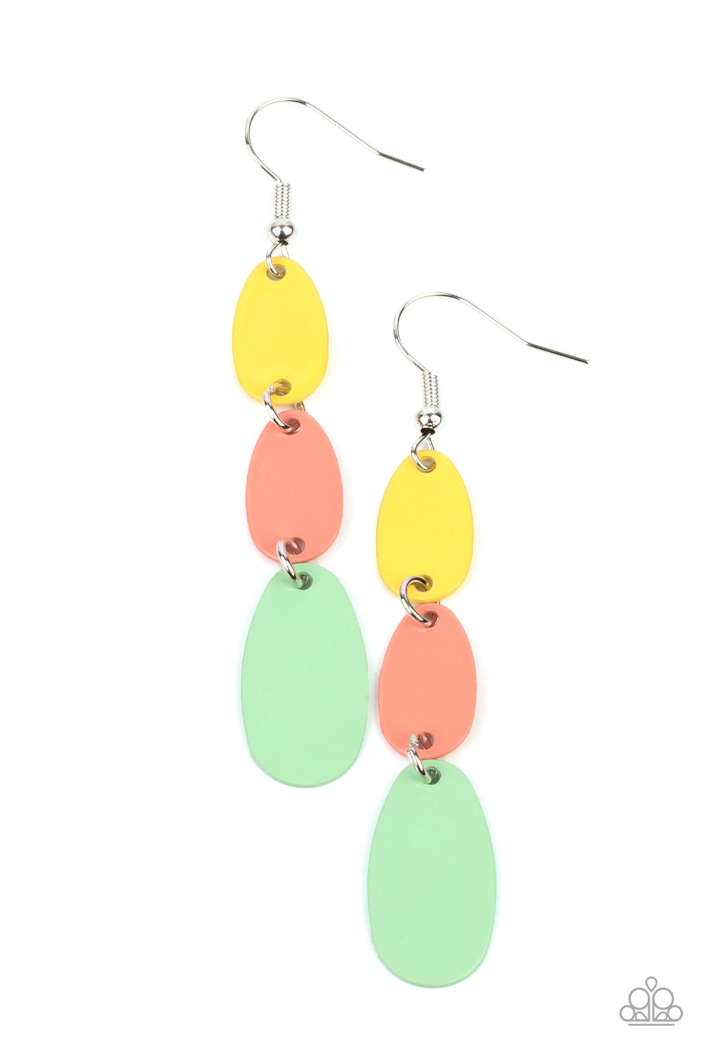 Paparazzi Accessories Rainbow Drops - Multi Earrings - Lady T Accessories