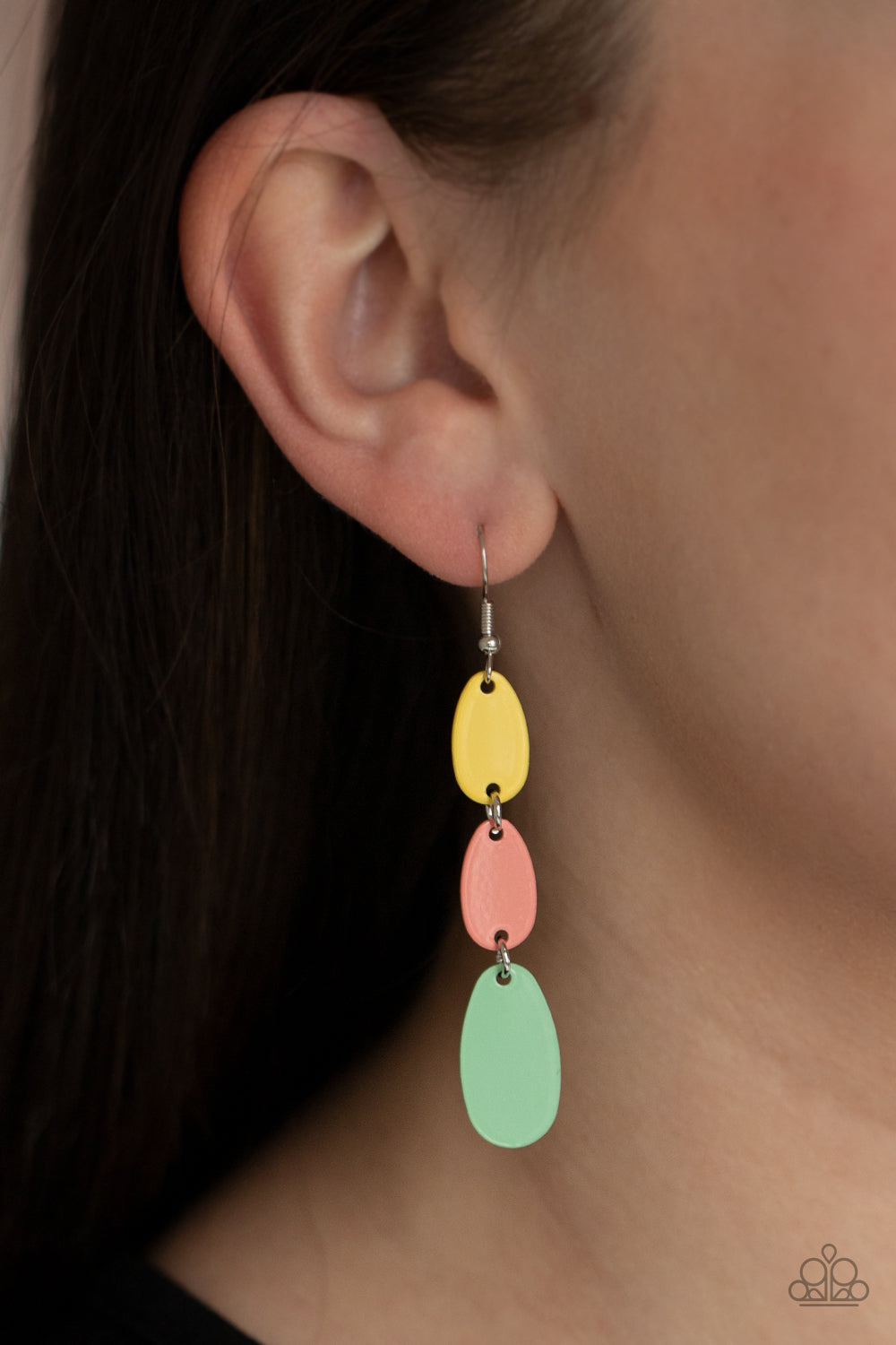 Paparazzi Accessories Rainbow Drops - Multi Earrings - Lady T Accessories