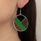 Paparazzi Accessories Dont Be MODest - Green Earrings - Lady T Accessories