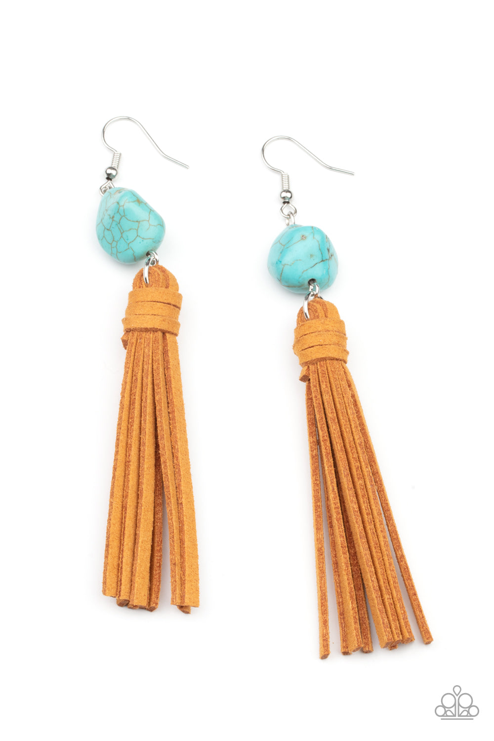 Paparazzi Accessories All-Natural Allure - Blue Earrings - Lady T Accessories