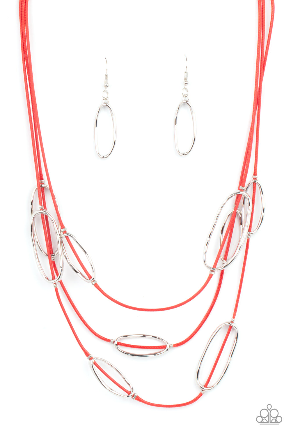 Paparazzi Accessories Check Your CORD-inates - Red Necklaces - Lady T Accessories