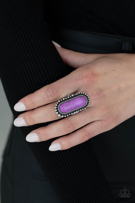 Paparazzi Accessories Sedona Scene - Purple Rings - Lady T Accessories