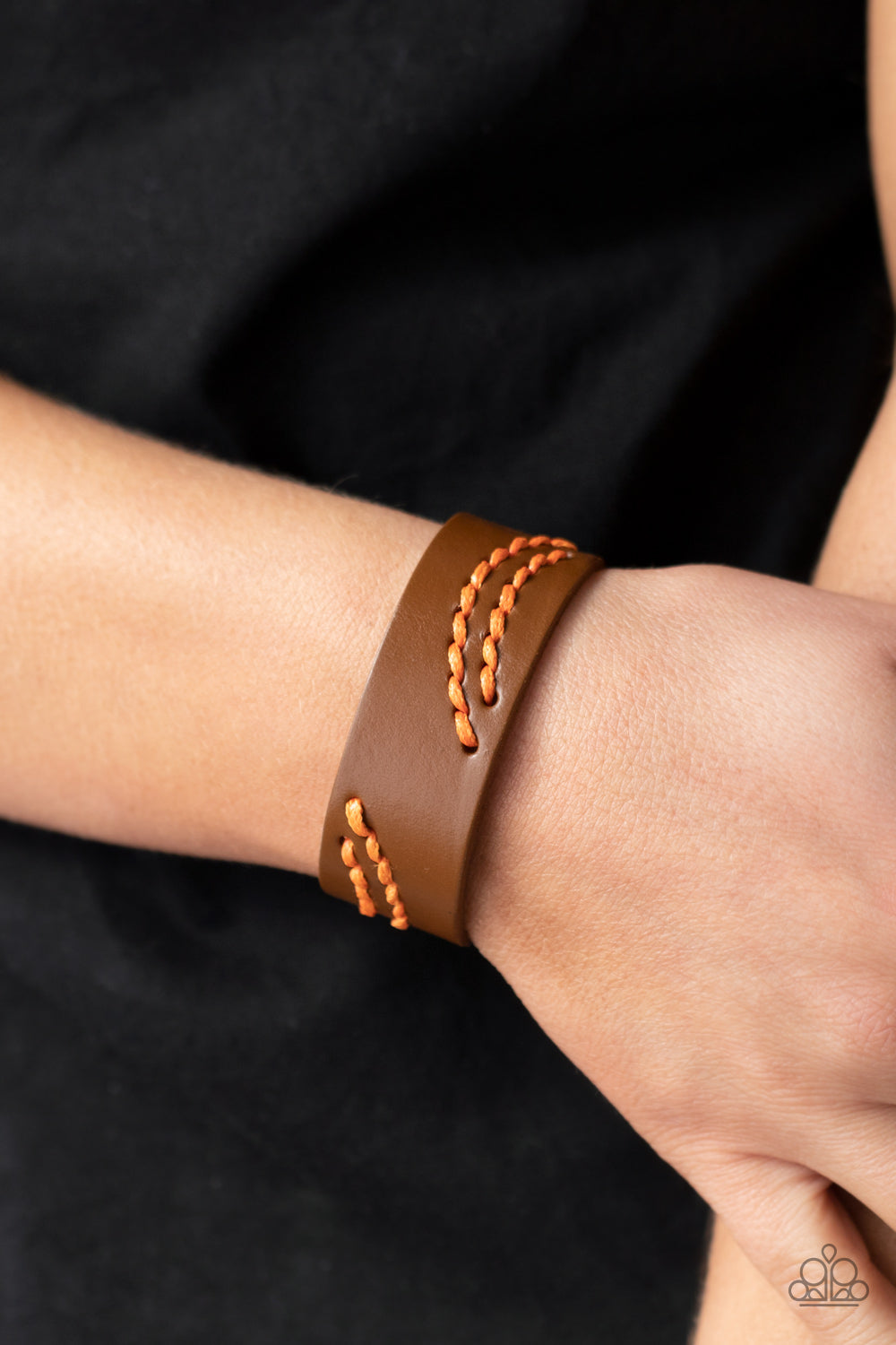 Paparazzi Accessories Harmonic Horizons - Orange Wrap Bracelets - Lady T Accessories
