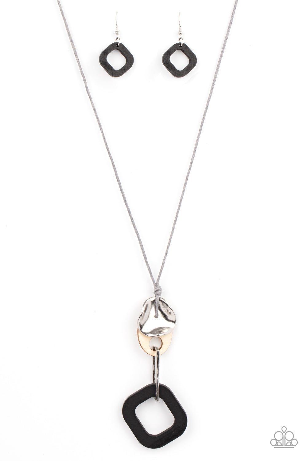 Paparazzi Accessories Top of The WOOD - Black Necklaces - Lady T Accessories