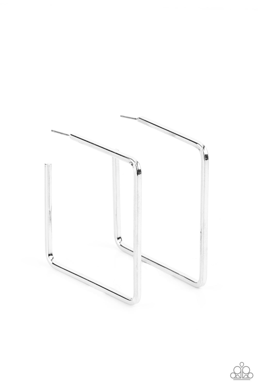 Paparazzi Accessories Material Girl Magic - Silver Earrings - Lady T Accessories