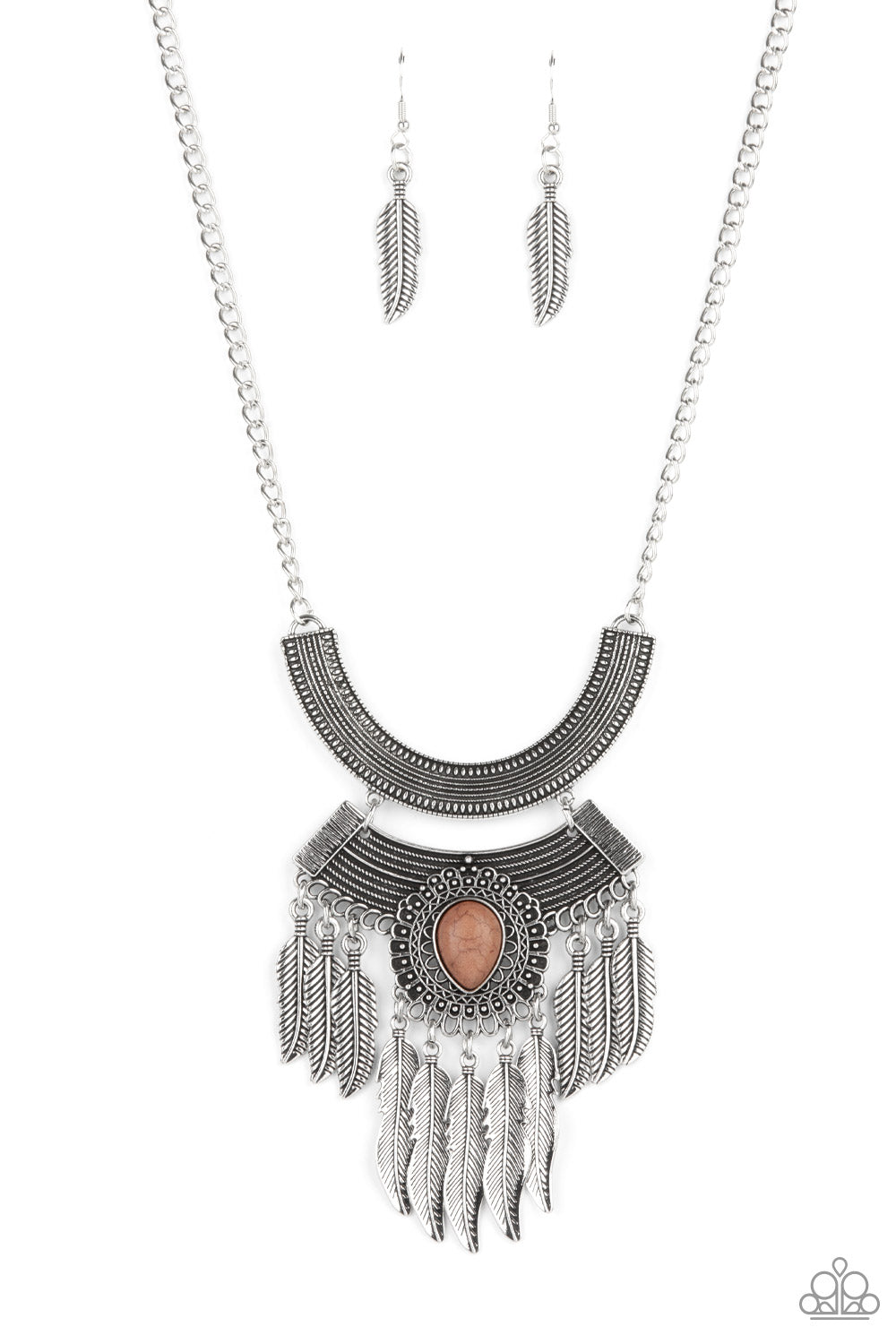 Paparazzi Accessories Desert Devotion - Brown Necklaces - Lady T Accessories