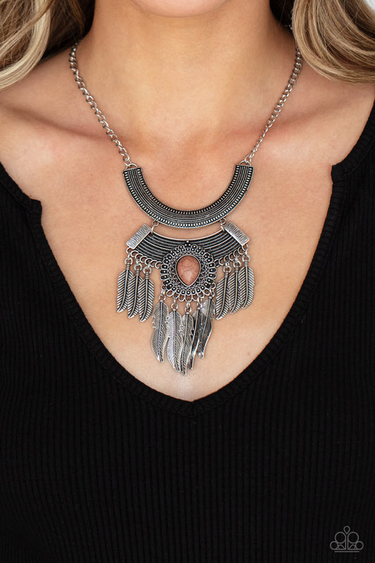 Paparazzi Accessories Desert Devotion - Brown Necklaces - Lady T Accessories