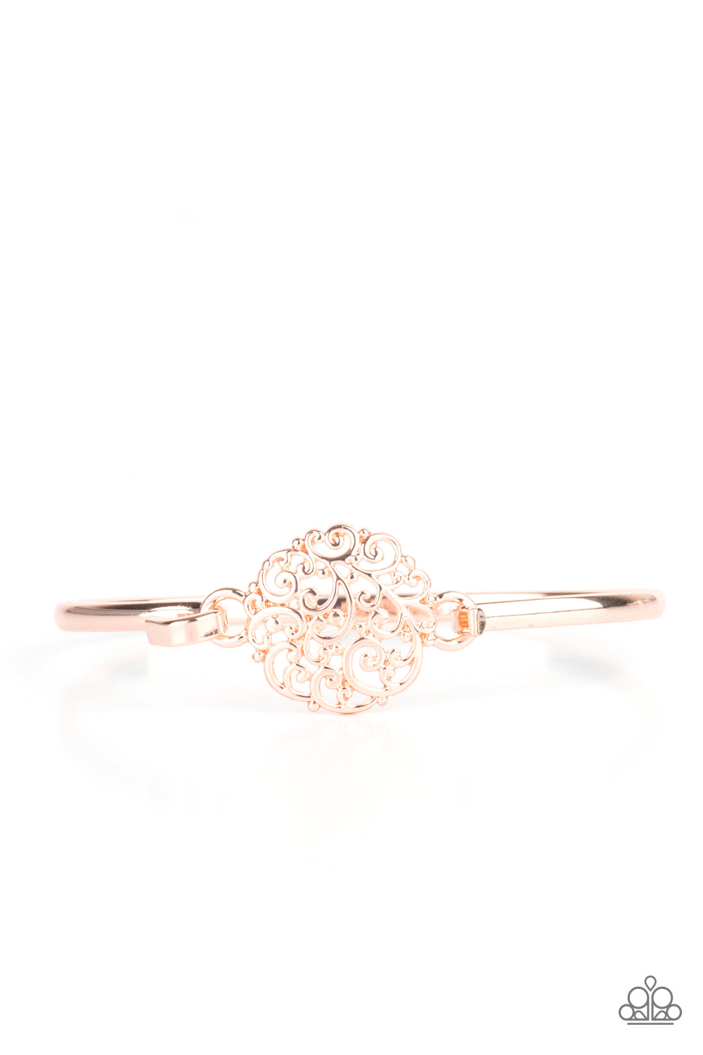 Paparazzi Accessories Filigree Fiesta - Rose Gold Bracelets - Lady T Accessories