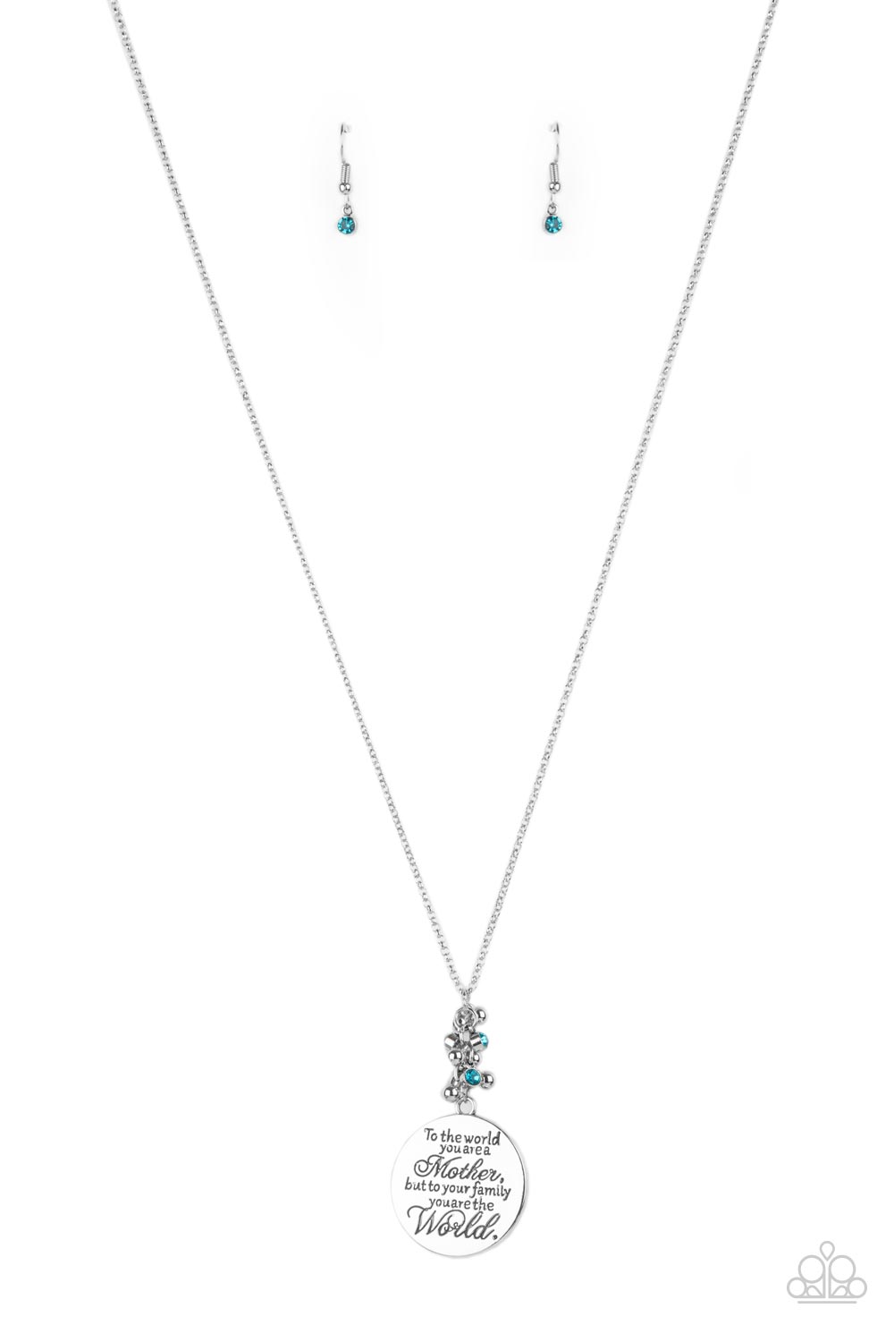 Paparazzi Accessories Maternal Blessings - Blue Necklaces - Lady T Accessories