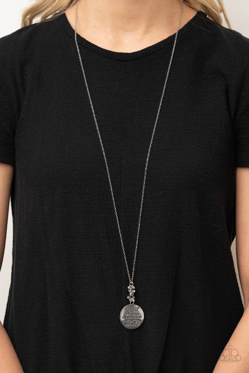 Paparazzi Accessories Maternal Blessings - Blue Necklaces - Lady T Accessories
