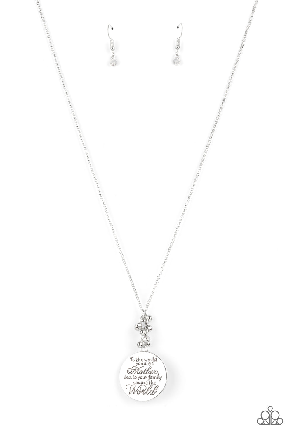 Paparazzi Accessories Maternal Blessings - White Necklaces - Lady T Accessories