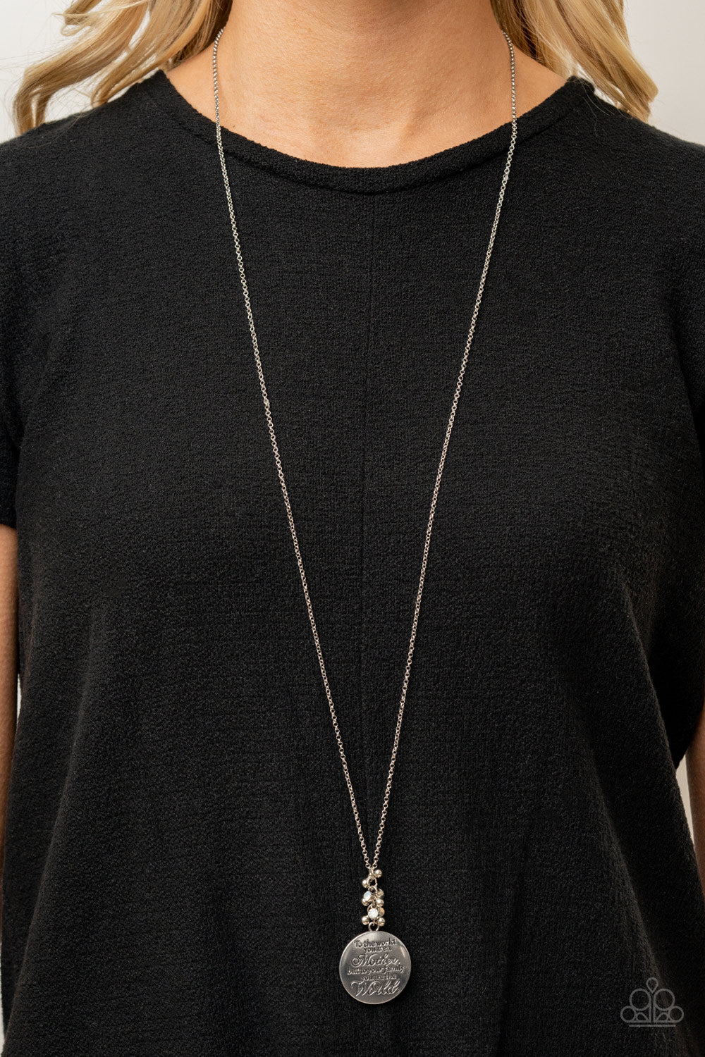Paparazzi Accessories Maternal Blessings - White Necklaces - Lady T Accessories