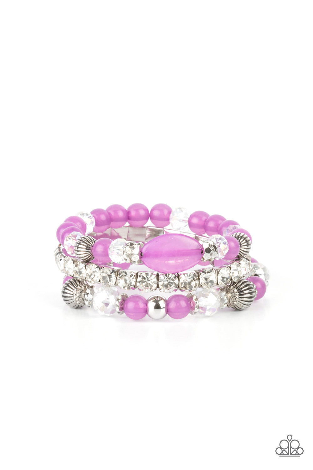 Paparazzi Accessories Ethereal Etiquette - Purple Bracelets - Lady T Accessories