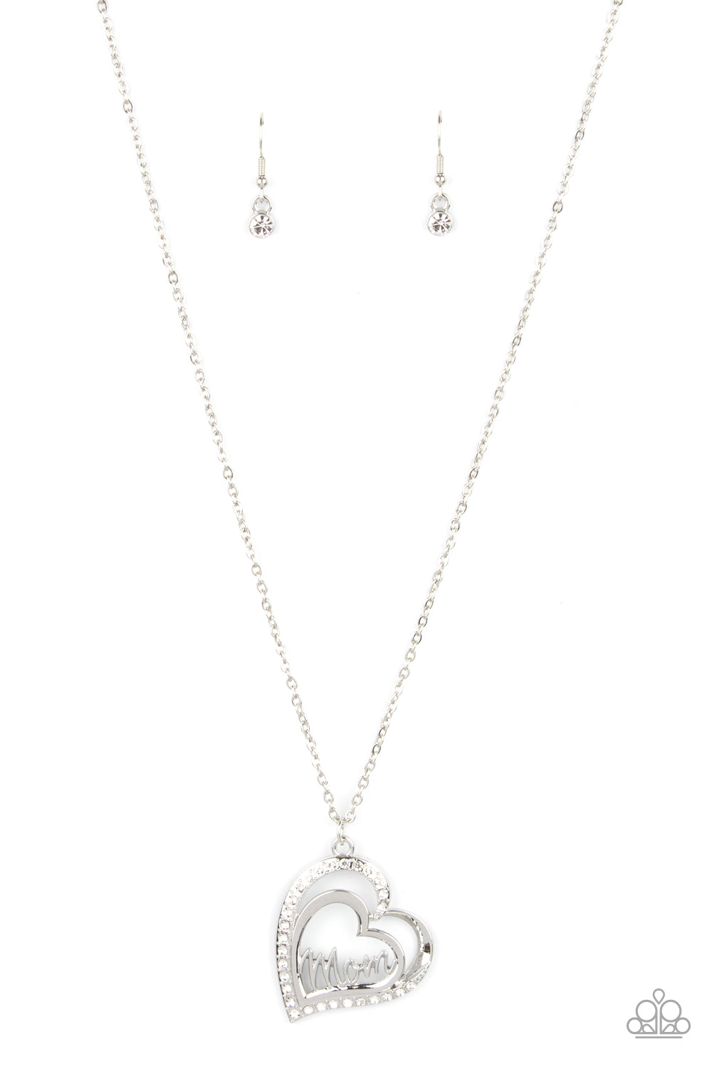 Paparazzi Accessories A Mother's Heart - White Necklaces - Lady T Accessories
