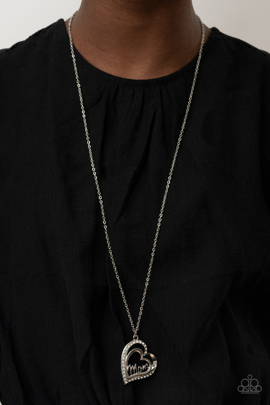 Paparazzi Accessories A Mother's Heart - White Necklaces - Lady T Accessories