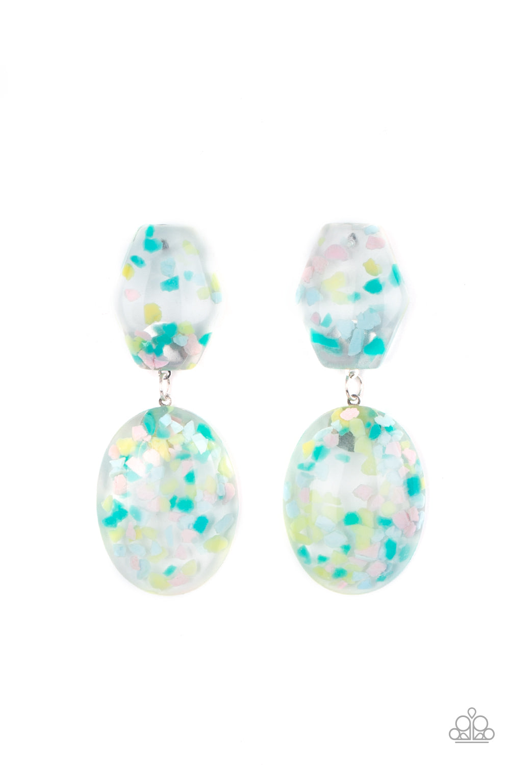Paparazzi Accessories Flaky Fashion - Multi Post Earrings - Lady T Accessories