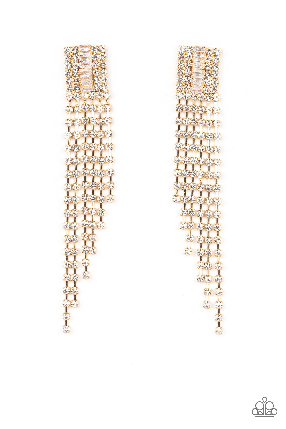 Paparazzi Accessories - A-Lister Affirmations - Gold Earrings