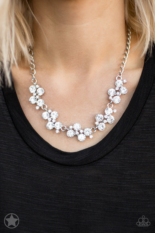 Paparazzi Accessories Hollywood Hills - White Blockbuster Necklaces - Lady T Accessories
