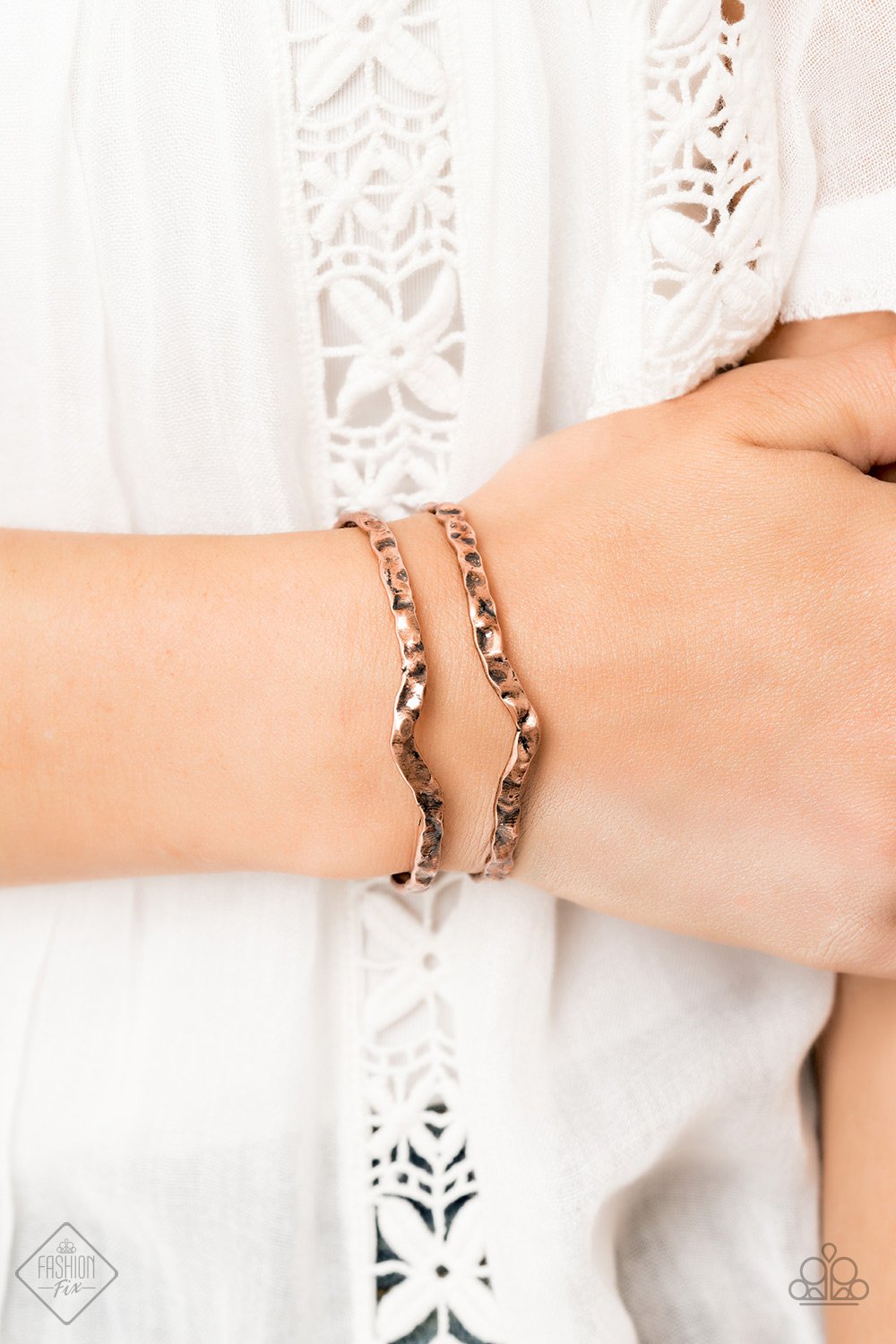 Paparazzi Accessories Rustic Ruler - Copper Bracelets - Lady T Accessories