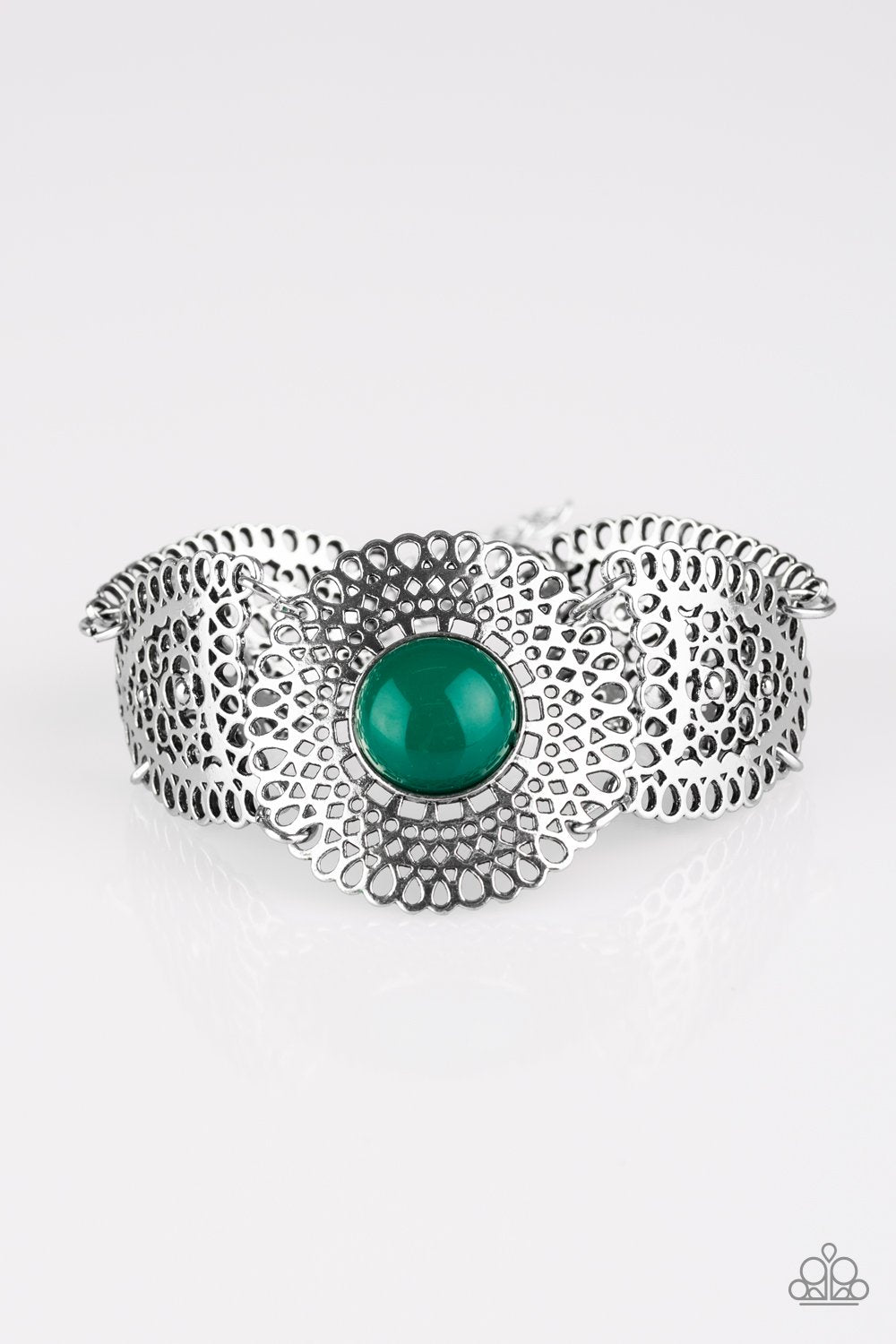 Paparazzi Accessories Avant-VANGUARD - Green Bracelets - Lady T Accessories