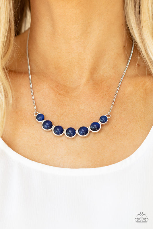 Paparazzi Accessories Serenely Scattered - Blue Necklaces - Lady T Accessories