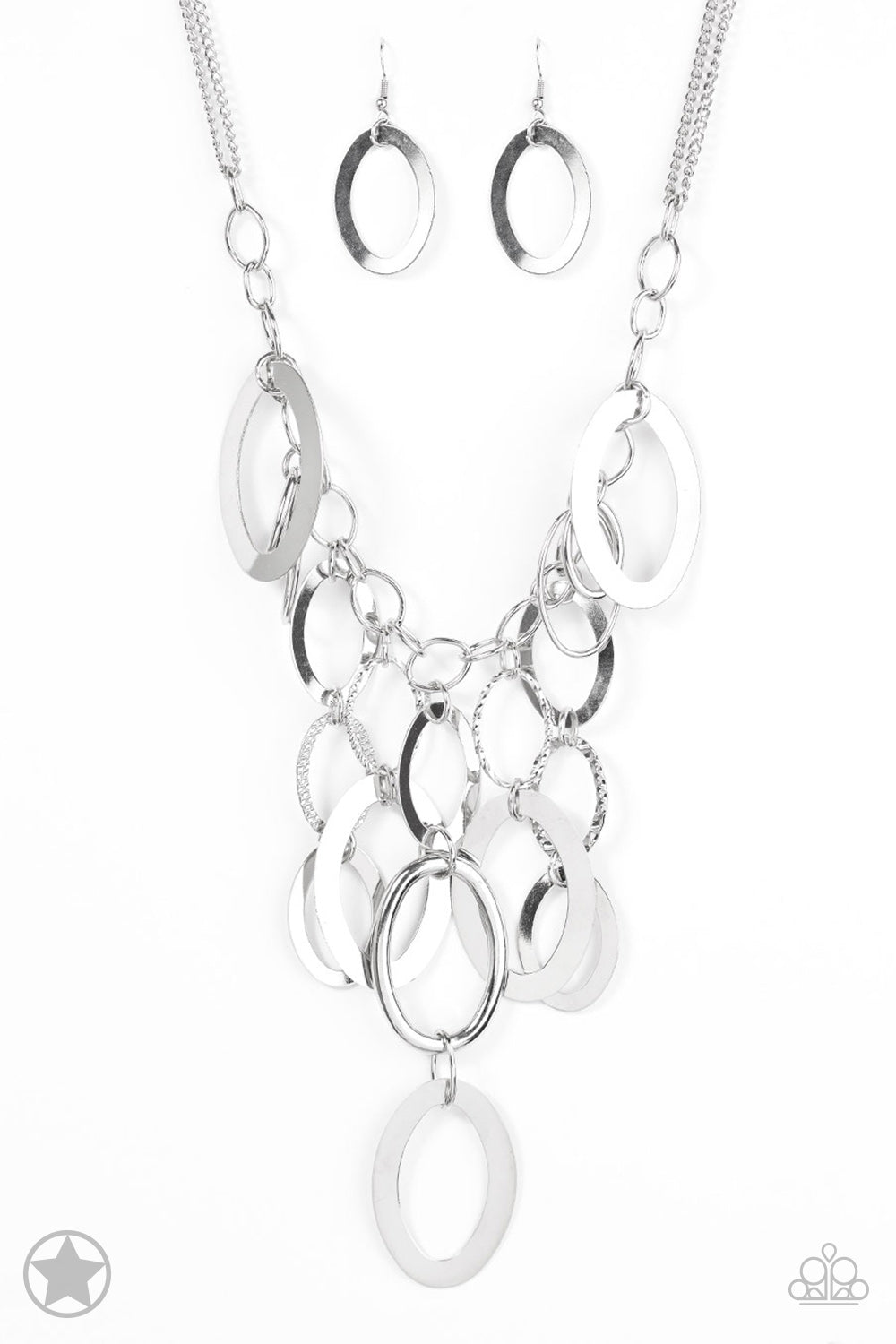 Paparazzi Accessories A Silver Spell - Silver Blockbuster Necklaces - Lady T Accessories