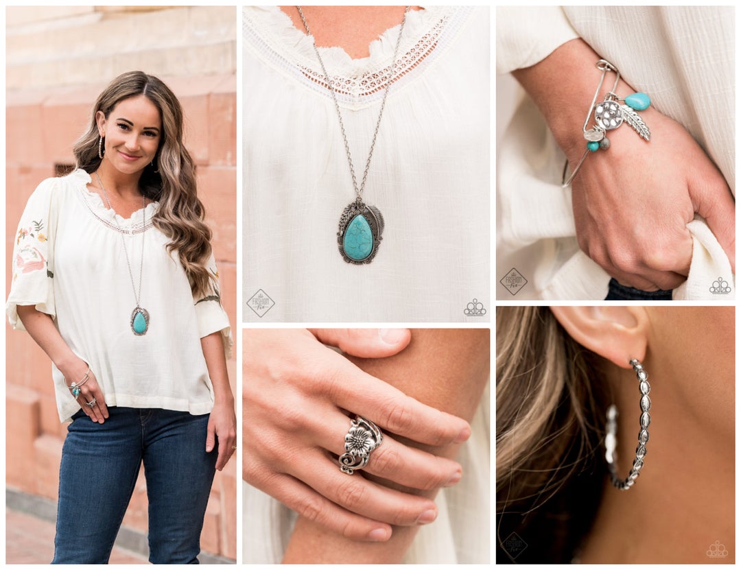Simply Santa Fe Complete Trend Blend - May 2021 Fashion Fix Set, earthy, desert-inspired designs are what the Simply Santa Fe collection is all about. Natural stones, indigenous patterns, and vibrant colors of the Southwest are sprinkled throughout this trendy collection.