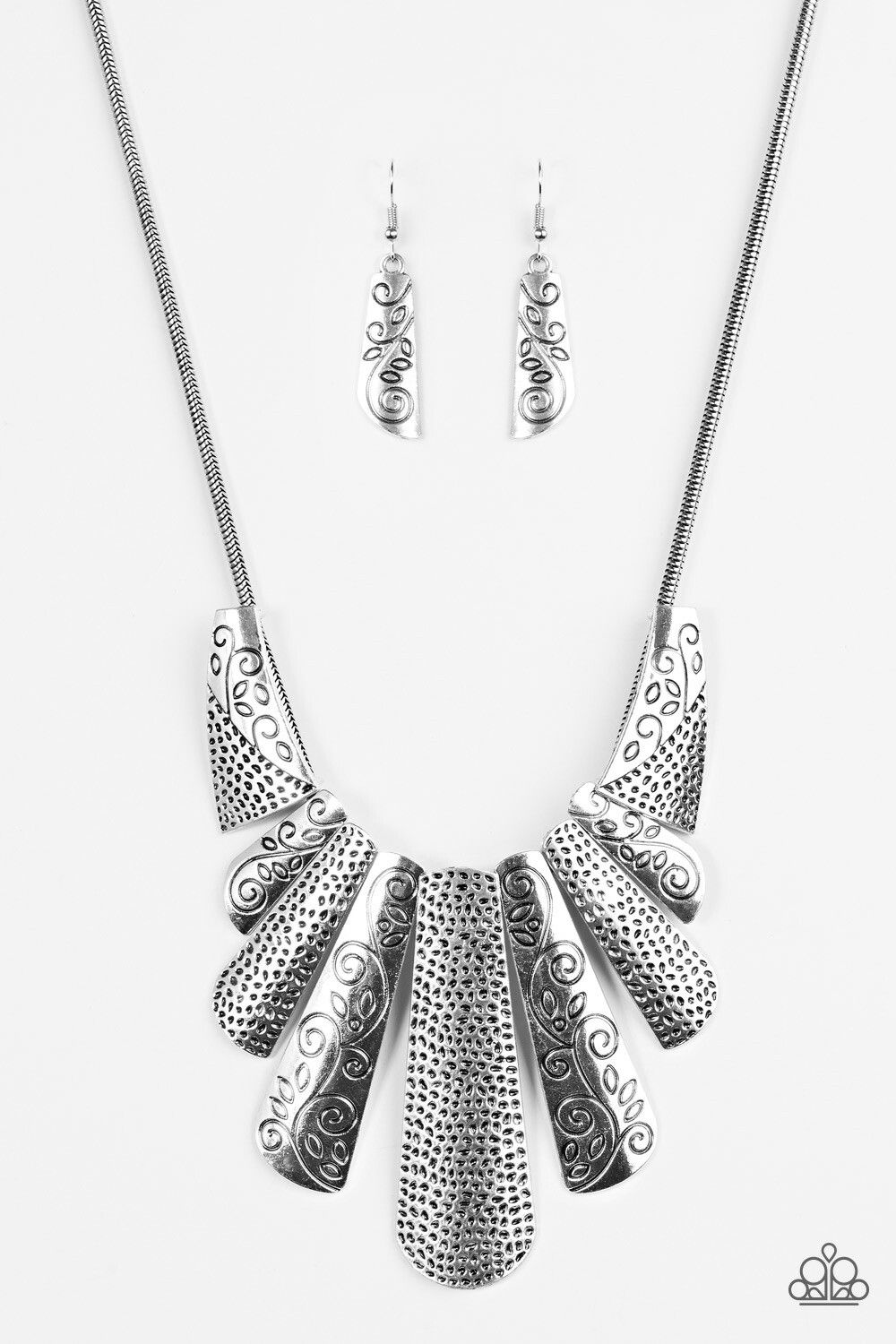 Paparazzi Accessories Untamed - Silver Necklaces - Lady T Accessories
