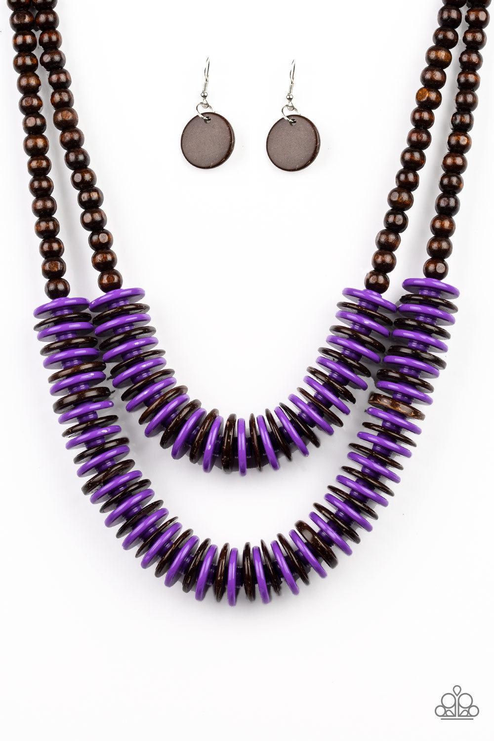 Paparazzi Accessories Dominican Disco - Purple Necklaces - Lady T Accessories