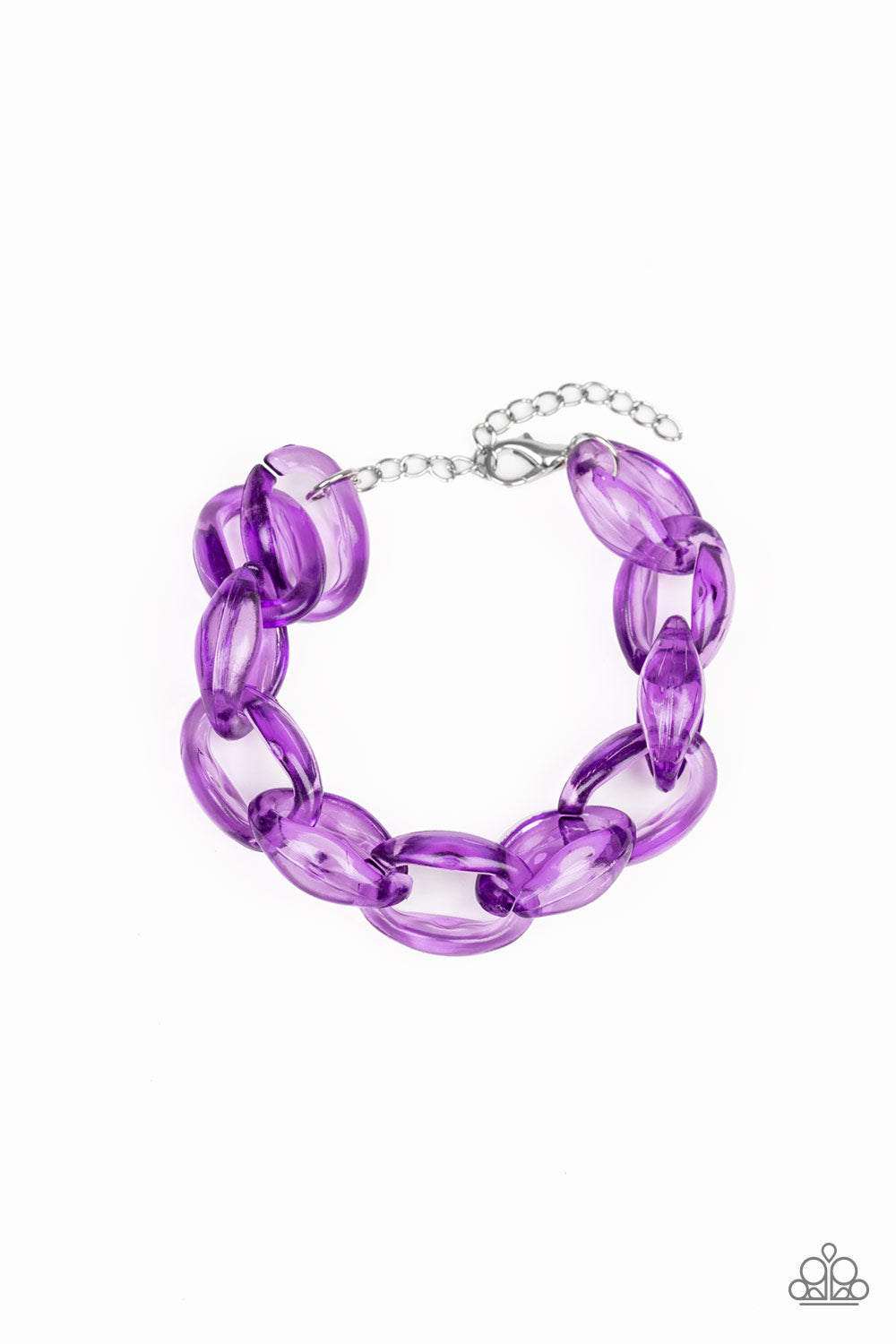 Paparazzi Accessories Ice Ice Baby - Purple Bracelets - Lady T Accessories