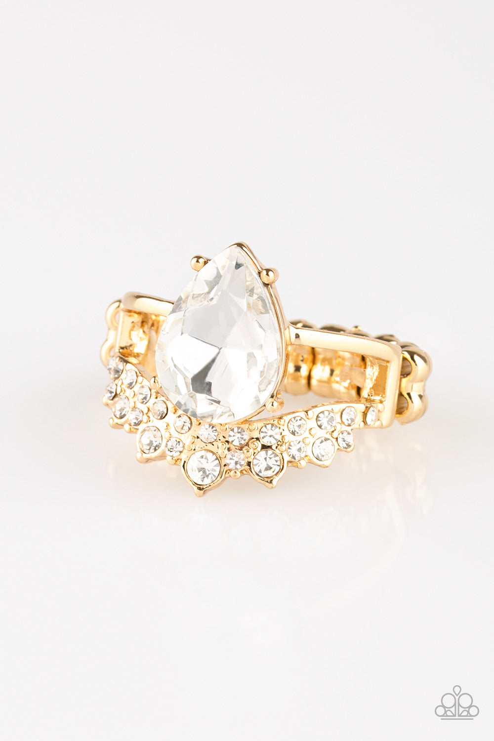 Paparazzi Accessories If the Crown Fits - Gold Rings - Lady T Accessories