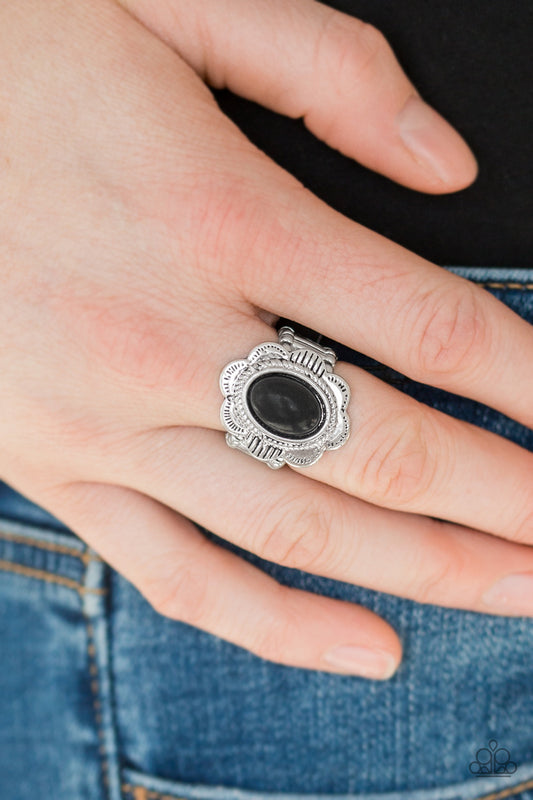 Paparazzi Accessories Summer Paradise - Black Rings - Lady T Accessories