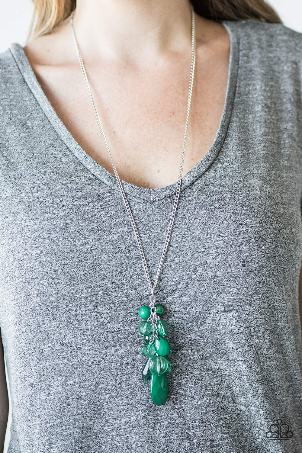 Paparazzi Accessories Keeping It Colorful - Green Necklaces - Lady T Accessories