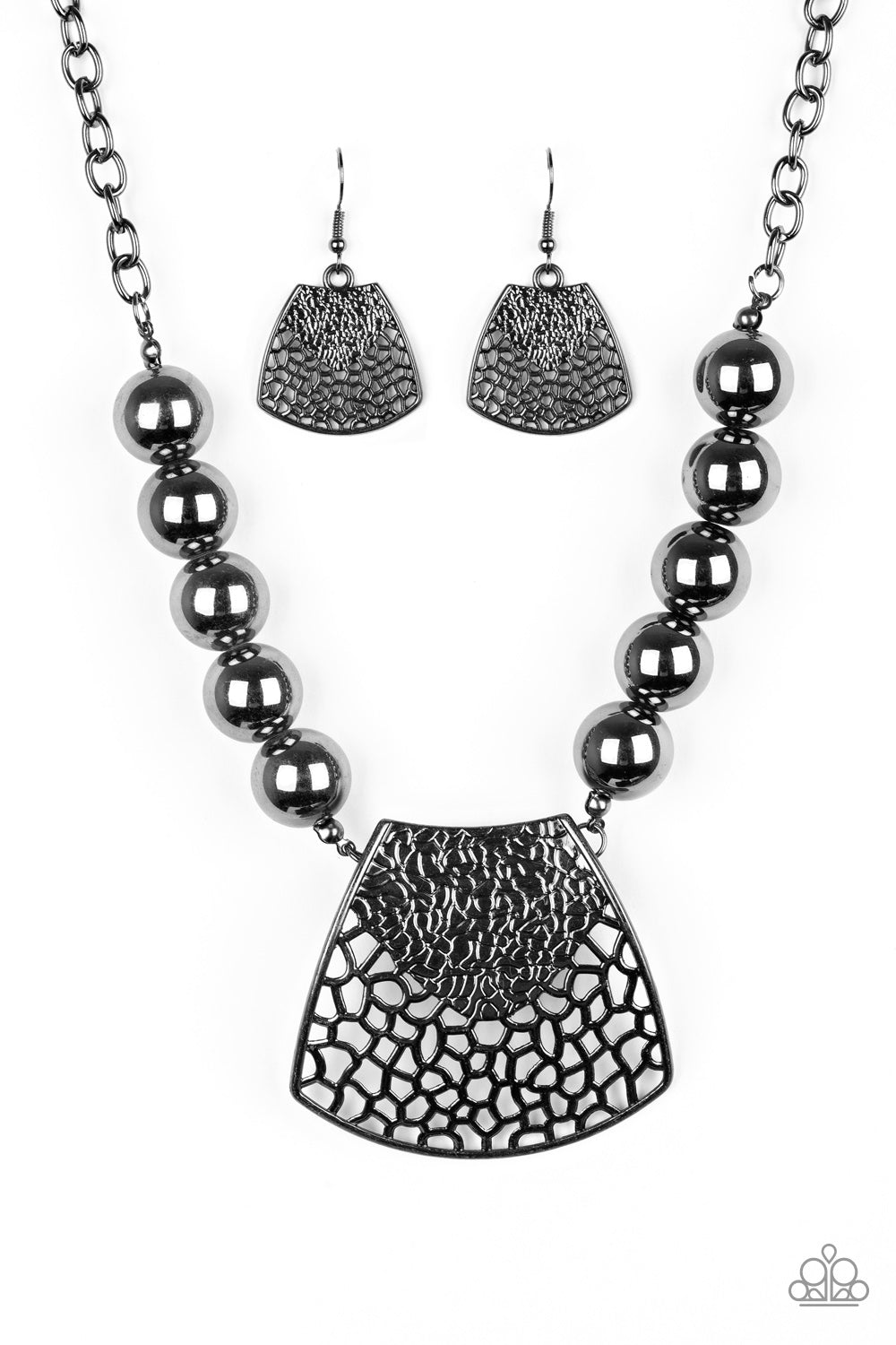 Paparazzi Accessories Large and In Charge - Black Necklaces - Lady T Accessories