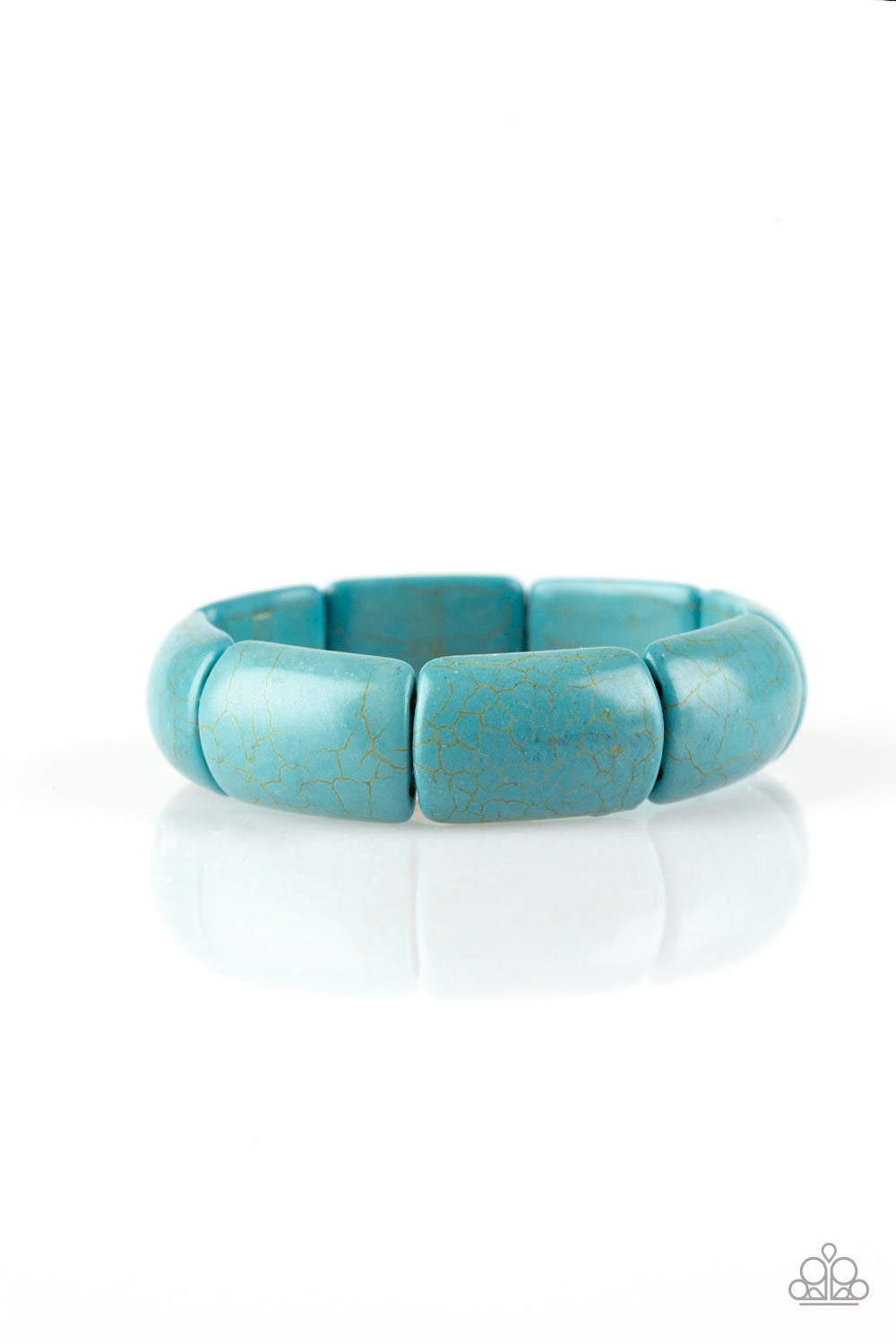 Paparazzi Accessories Peace Out - Blue Bracelets - Lady T Accessories