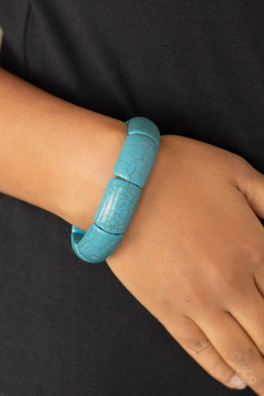 Paparazzi Accessories Peace Out - Blue Bracelets - Lady T Accessories