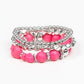 Paparazzi Accessories Rural Restoration - Pink Bracelets - Lady T Accessories
