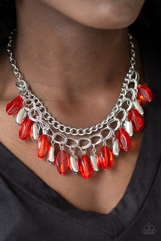 Paparazzi Accessories Spring Daydream - Red Necklaces - Lady T Accessories